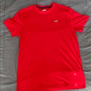 Hollister Red Tee Shirt Medium